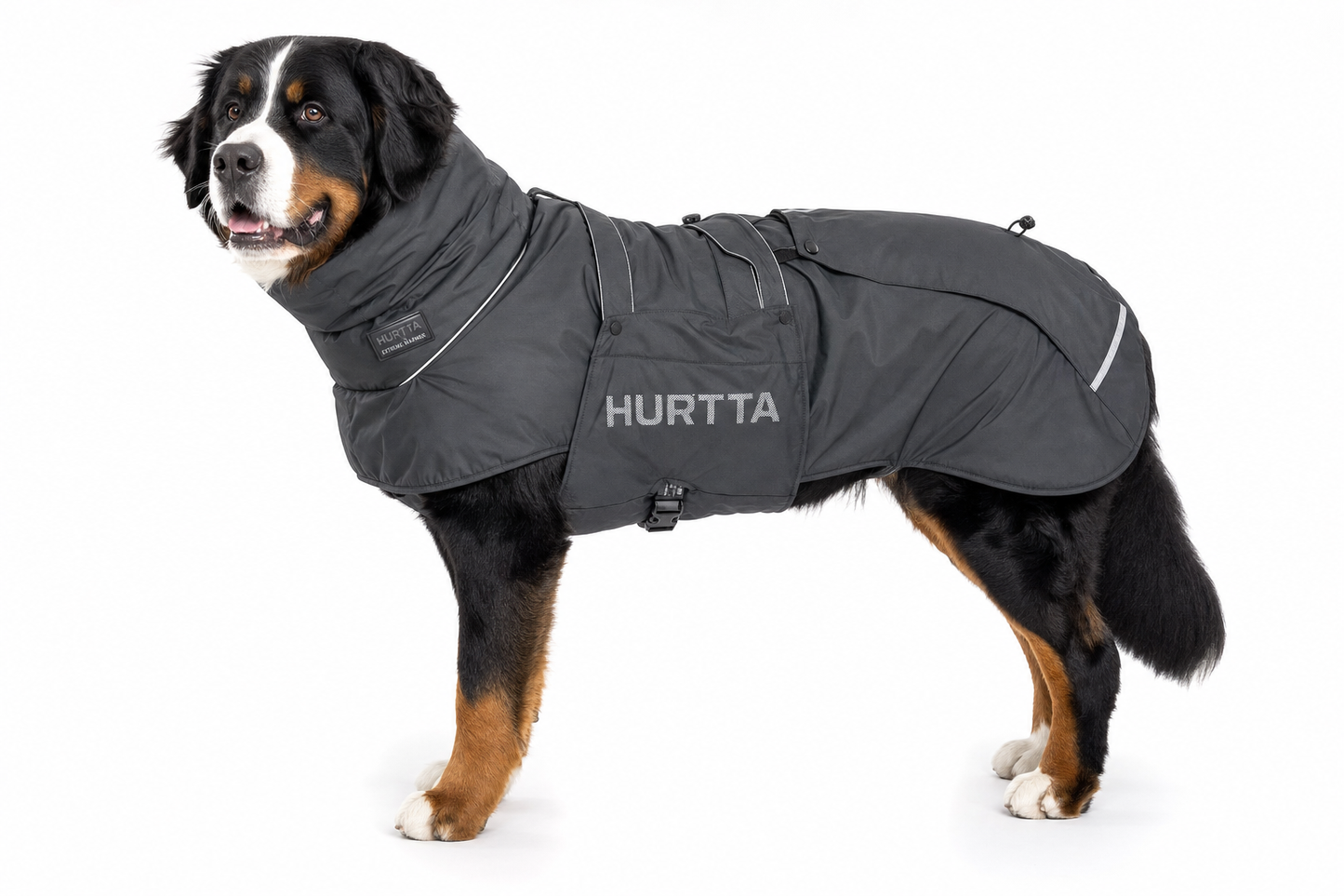 Hurtta Extreme Warmer Winter Dog Coat — for Large Breeds — German Shepherd, Labrador, Bernese Mountain Dog
