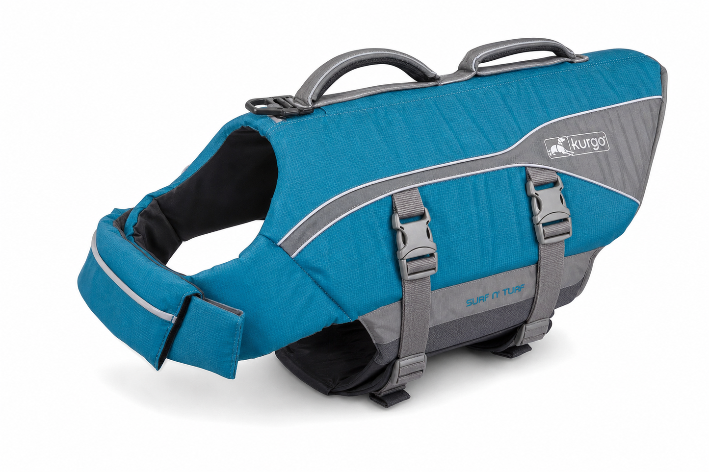 Kurgo Surf n' Turf Dog Life Jacket — for Large Breeds — German Shepherd, Labrador, Bernese Mountain Dog