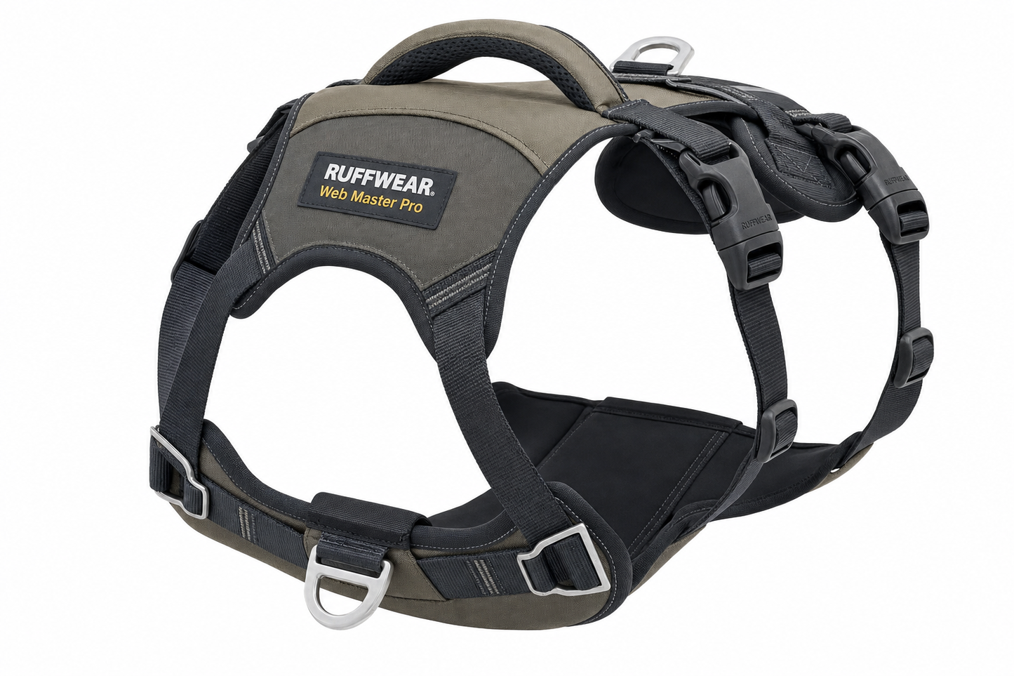 Ruffwear Web Master Pro Harness — SAR & Service — for Large Breeds — Great Dane, Mastiff, Rottweiler, German Shepherd