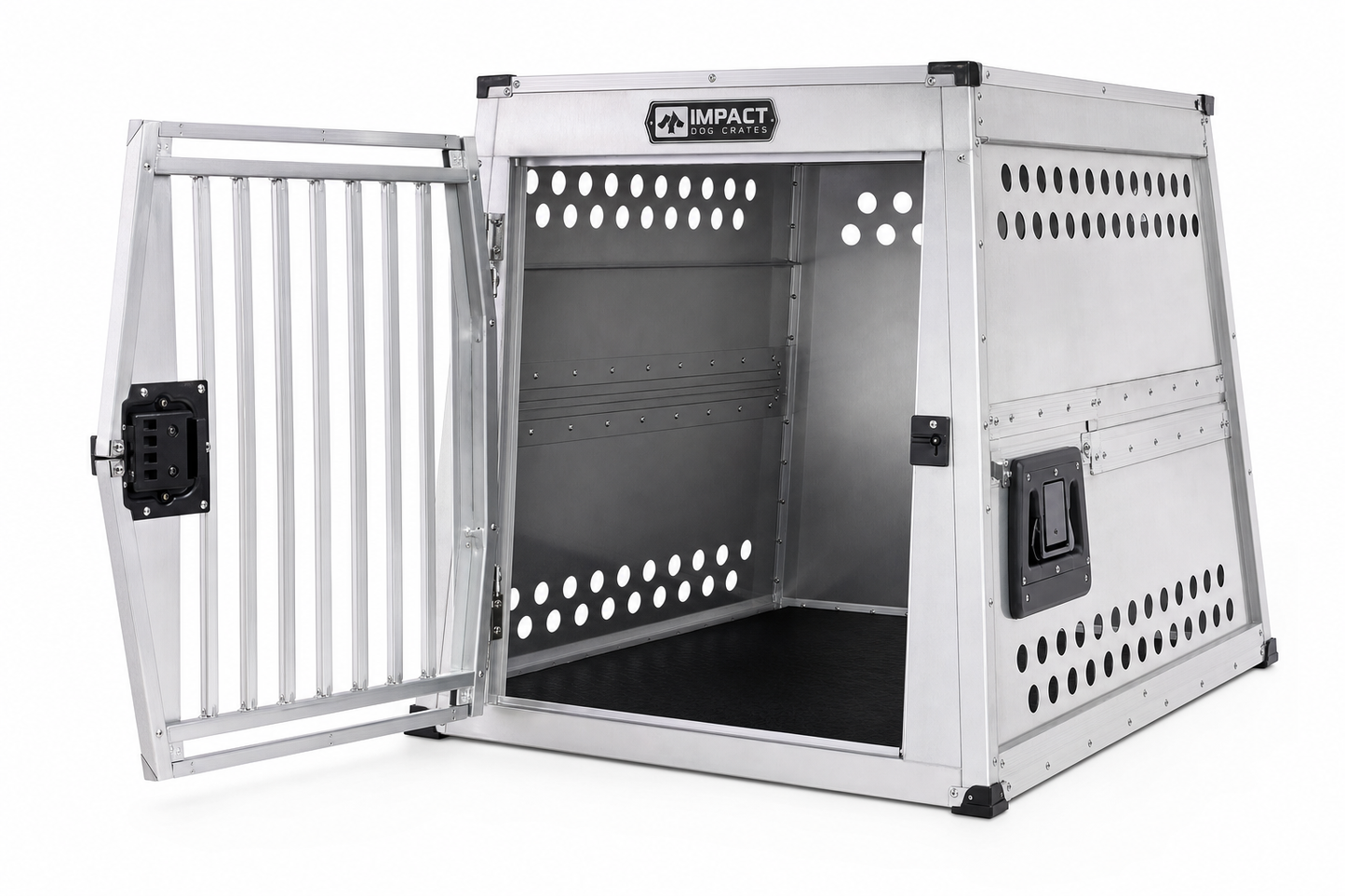 Impact Dog Crates High-Anxiety Aluminum Crate — for Large Breeds — Great Dane, Mastiff, German Shepherd