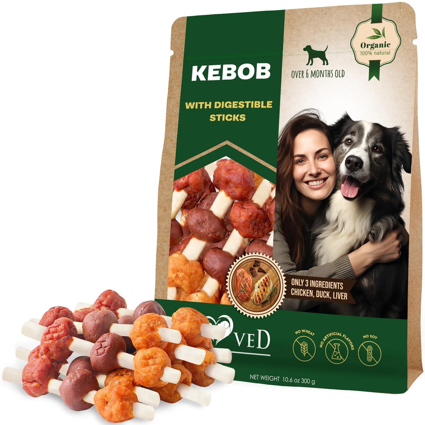 Dog Treats with Duck Chicken