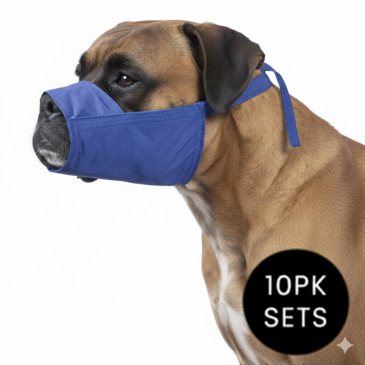 10 Pack Quick Muzzle for Dogs