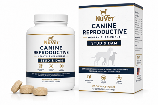 NuVet Canine Reproductive Health Supplement — Stud & Dam — for Large Breed Dogs — Great Dane, Mastiff, Rottweiler