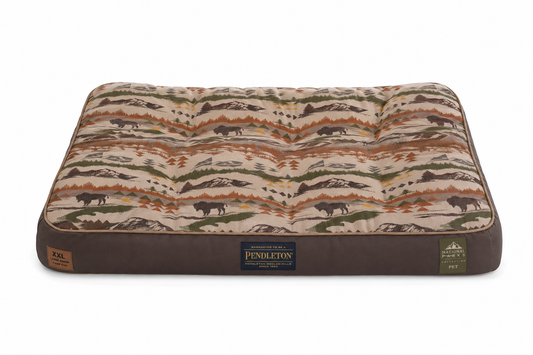Pendleton Pet National Parks Camp Pad — Roll-Up — for Large Breeds — Great Dane, Mastiff, Bernese Mountain Dog