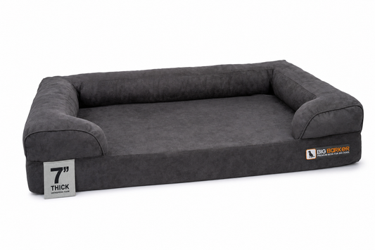 Big Barker Sofa-Style Orthopedic Dog Bed — for Large Breeds — Great Dane, Mastiff, Bernese Mountain Dog