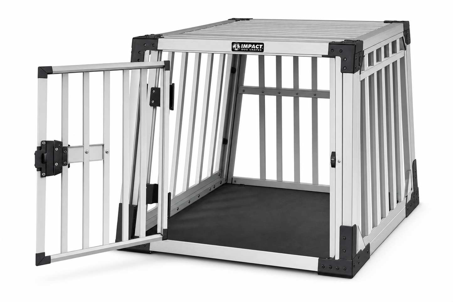 Impact Dog Crates Collapsible Aluminum Crate — for Large Breeds — Great Dane, Mastiff, German Shepherd