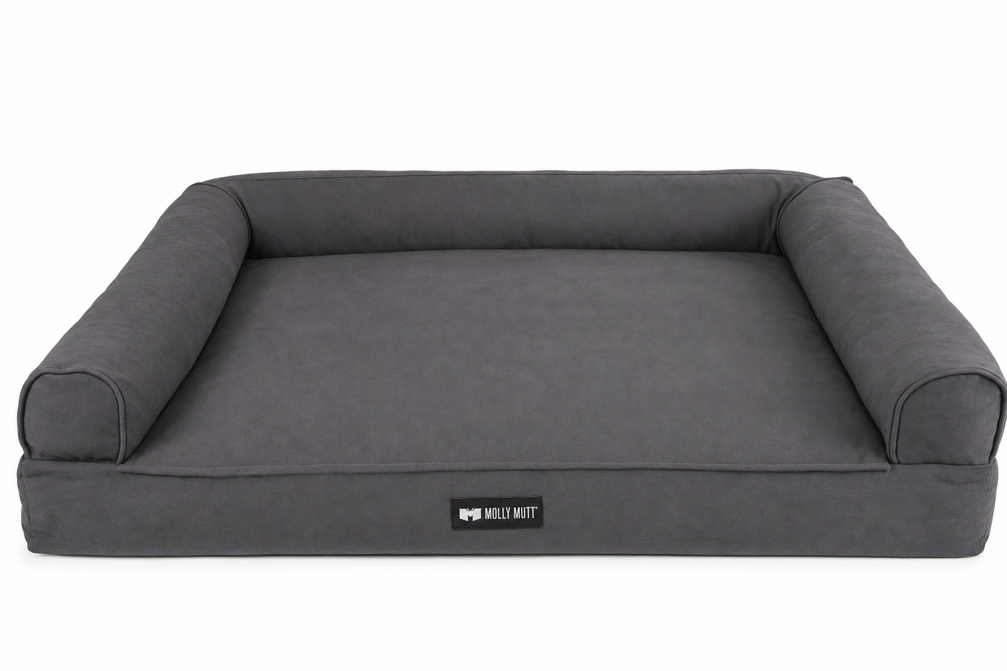 Molly Mutt Bumper Bed — Oversized with Bolster — for Large Breeds — Great Dane, Mastiff, Bernese Mountain Dog