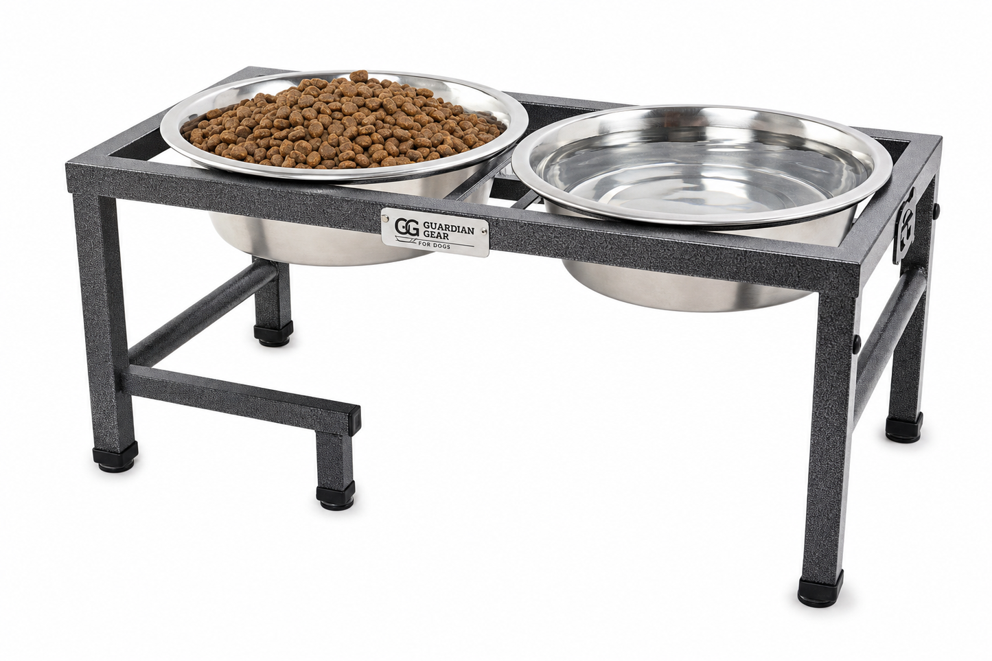 Guardian Gear Stainless Double Diner Elevated Stand — for Large Breeds — Great Dane, Mastiff, Labrador