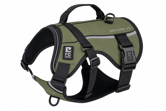 RC Pets Venture Sport Waterproof Harness — for Large Breeds — Great Dane, Mastiff, Rottweiler, German Shepherd