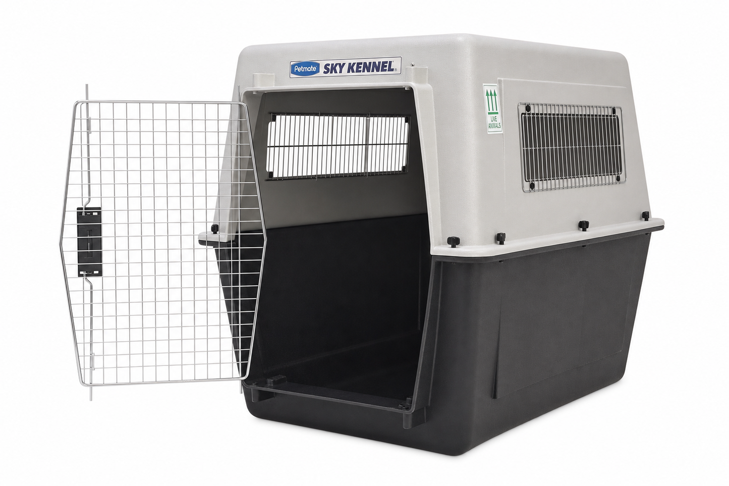 Petmate Sky Kennel — IATA Airline-Approved Plastic — for Large Breeds — Great Dane, Mastiff, German Shepherd