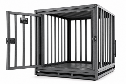 ProSelect Empire Heavy-Duty Dog Cage — for Large Breeds — Great Dane, Mastiff, German Shepherd