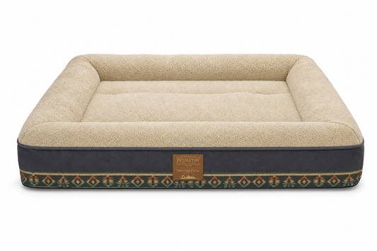 Pendleton Pet National Parks Dog Bed — Plush Fill — for Large Breeds — Great Dane, Mastiff, Bernese Mountain Dog